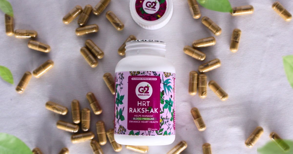 Control Blood Pressure Naturally with a Heart Rakshak Veg Capsule